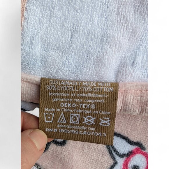 Deborah Connolly 2 Pack Fingertip Towels 18" Dog Show Pink Dogs Puppy Frenchy - Picture 4 of 6